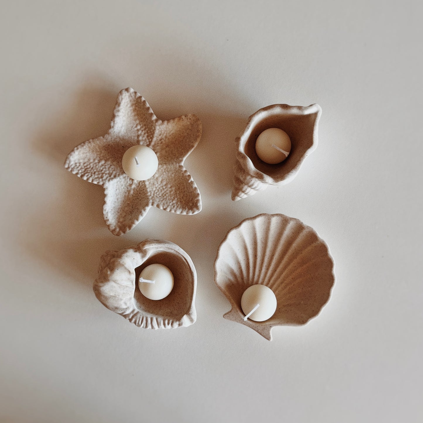 Sea-Inspired Candle Holders